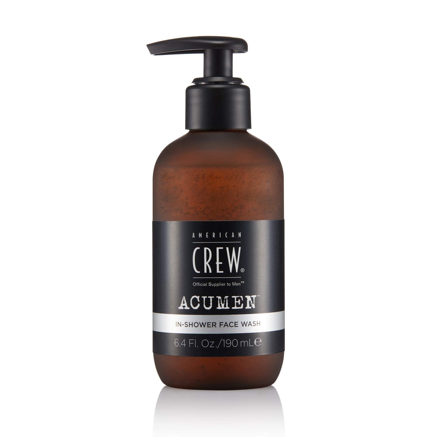 American Crew Men's Face Wash, In-Shower Facial Wash, Oil-Free, Removes Excess Oil & Dirt, 6.4 Fl Oz Beauty & Personal Care AMERICAN CREW