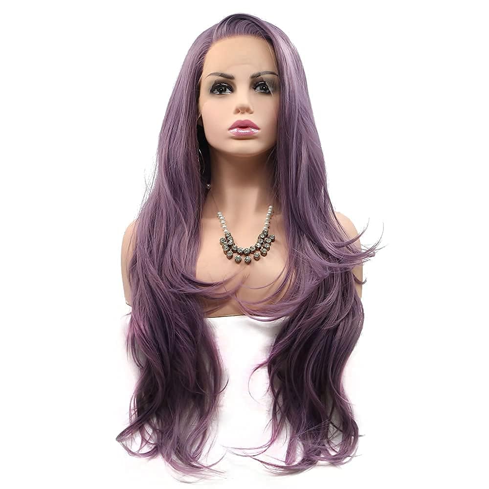 variouswig All Kinds of Everyday Natural Wigs Synthetic Lace Front Wigs Side Part Long Body Wave Heat Resistant Synthetic Wigs for Women Cosplay Party