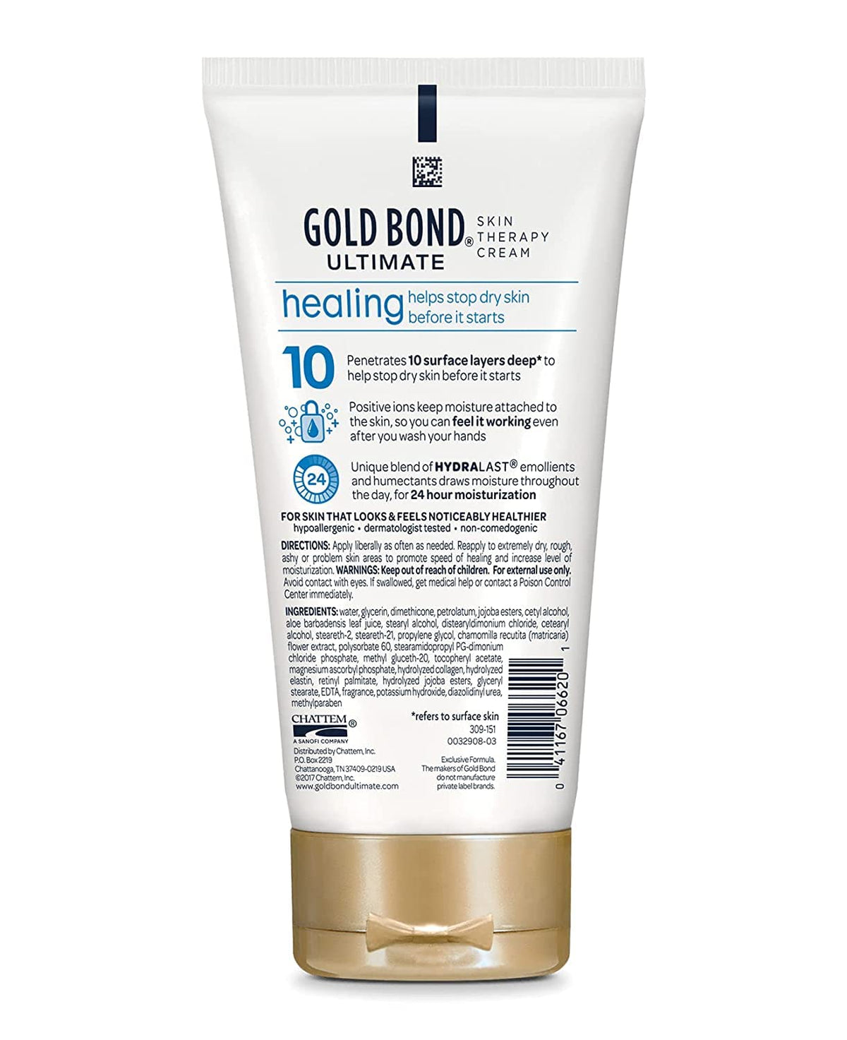 Gold Bond Ultimate Healing Skin Therapy Cream, Aloe 5.50 oz (Pack of 7)