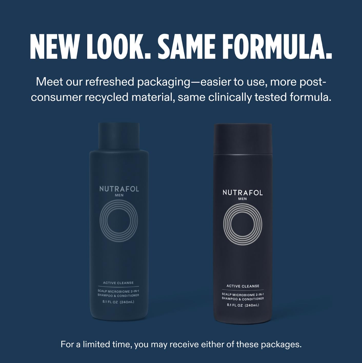 Nutrafol Men's Shampoo and Conditioner 2-in-1, Cleanses, Hydrates, Unclogs Pores, Improves Hair Volume & Strength, Physician-formulated for Thinning Beauty and Personal Care Nutrafol