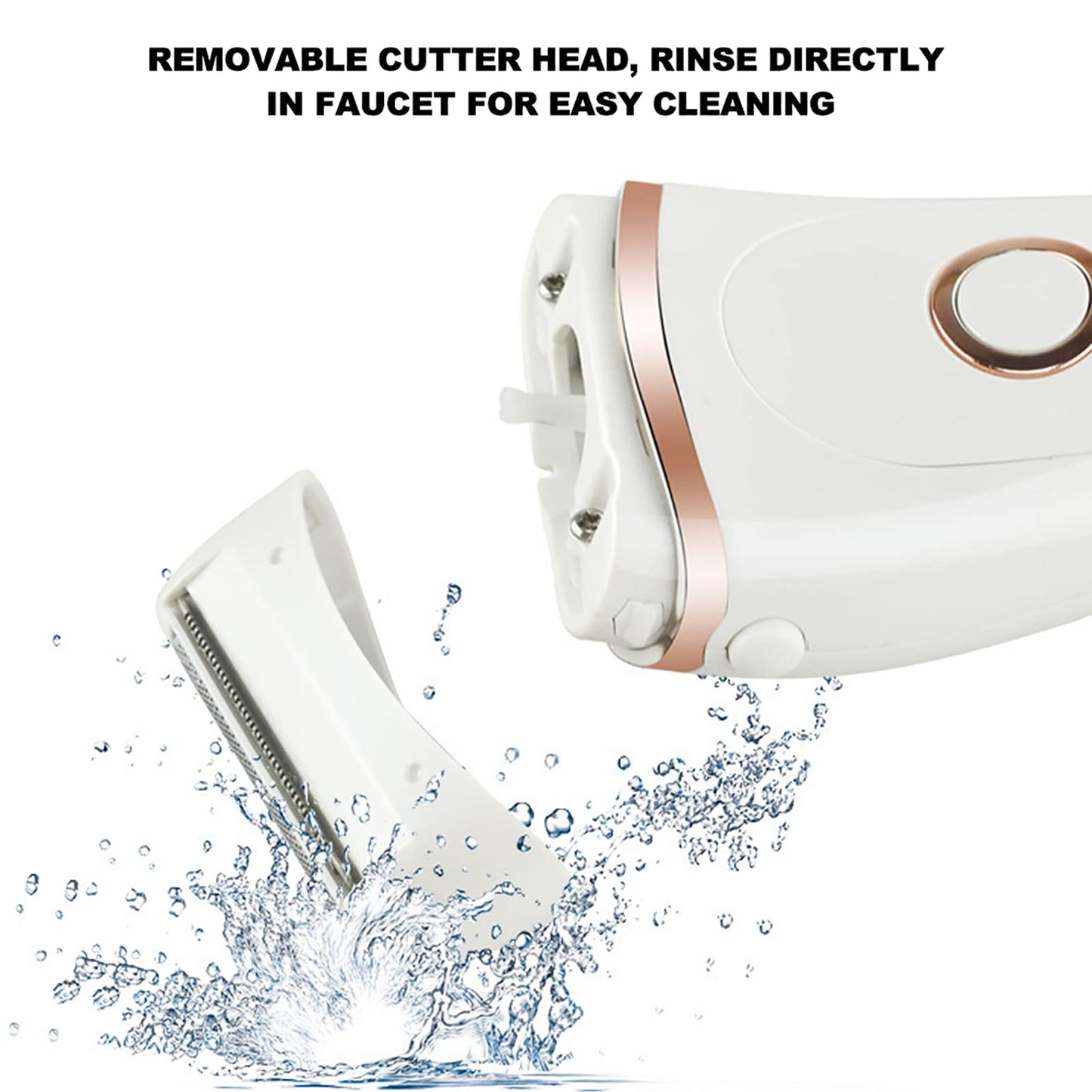 MUNEFE Women Electric Shaver, USB Rechargeable Women Electric Shaver, 3 in 1 Electric Shaver for Nose Face Body Leg Bikini Arm Hair Beauty and Personal Care MUNEFE