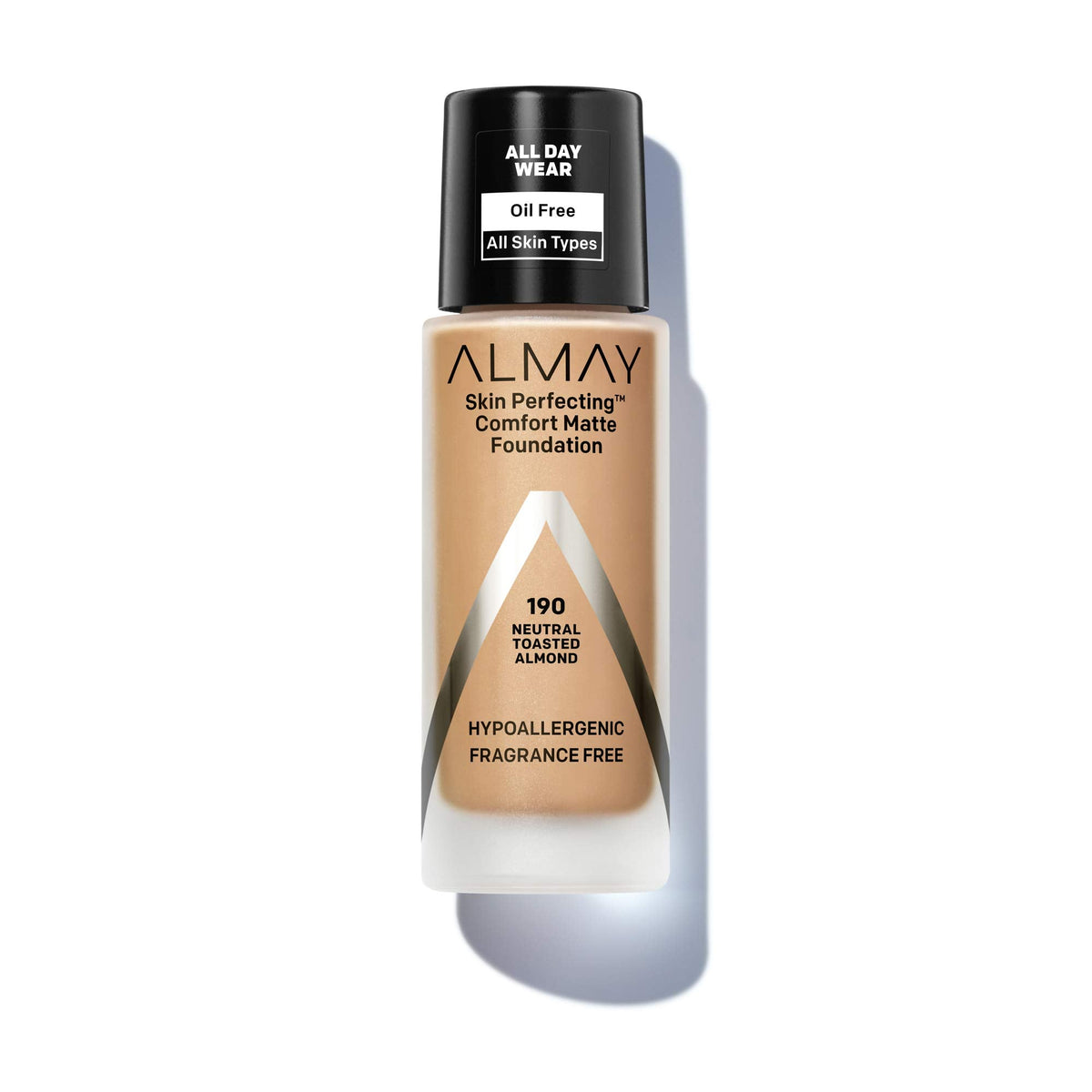 Almay Skin Perfecting Comfort Matte Foundation, Hypoallergenic, Cruelty Free-Fragrance Free, Dermatologist Tested Liquid Makeup, Neutral Toasted Beauty & Personal Care Almay