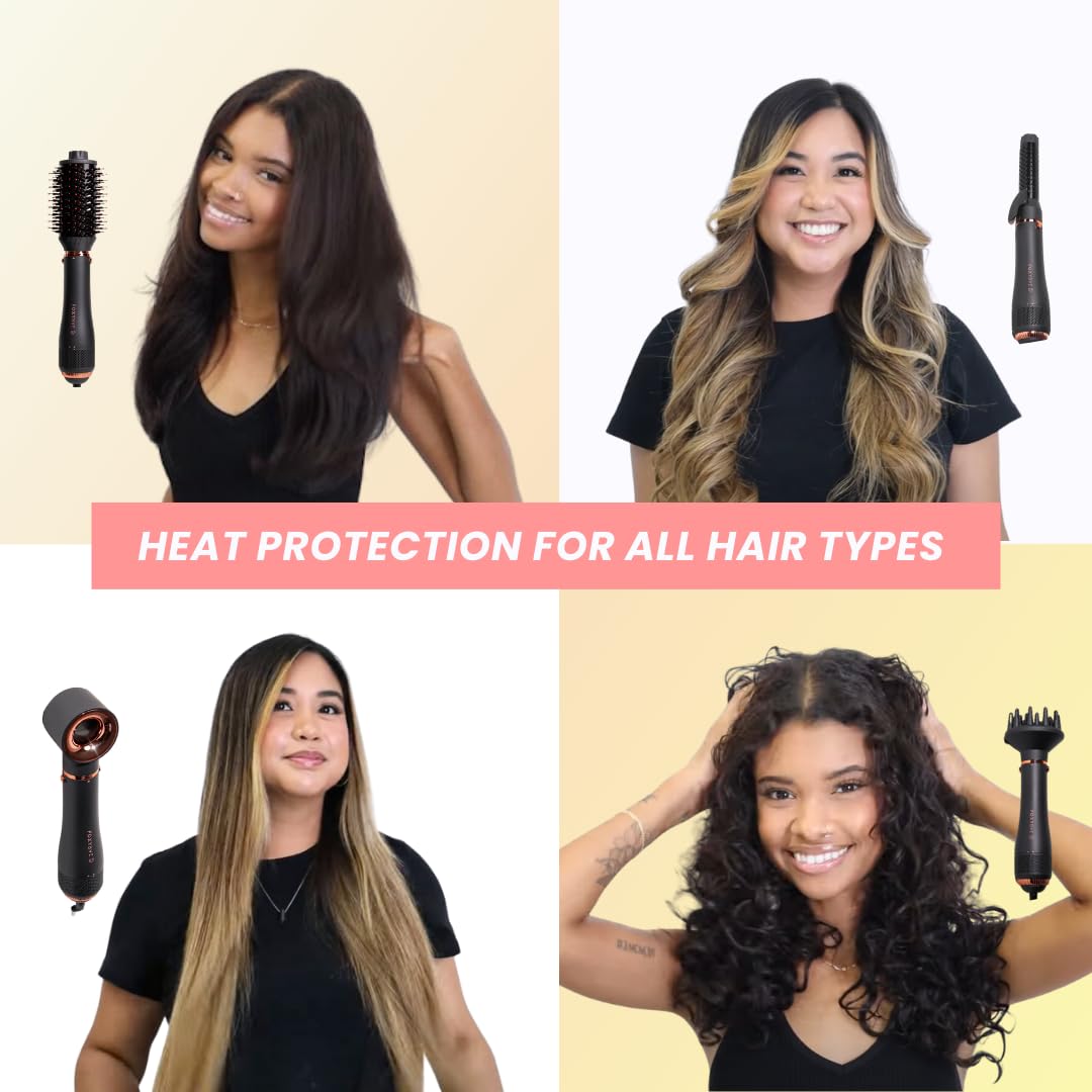 FoxyBae Heat Protectant Spray - Thermal Hair Styling Mist for Curling Iron & Blow Dryer - Prevents Frizz, Damage & Breakage, 8oz Beauty & Personal Care FoxyBae