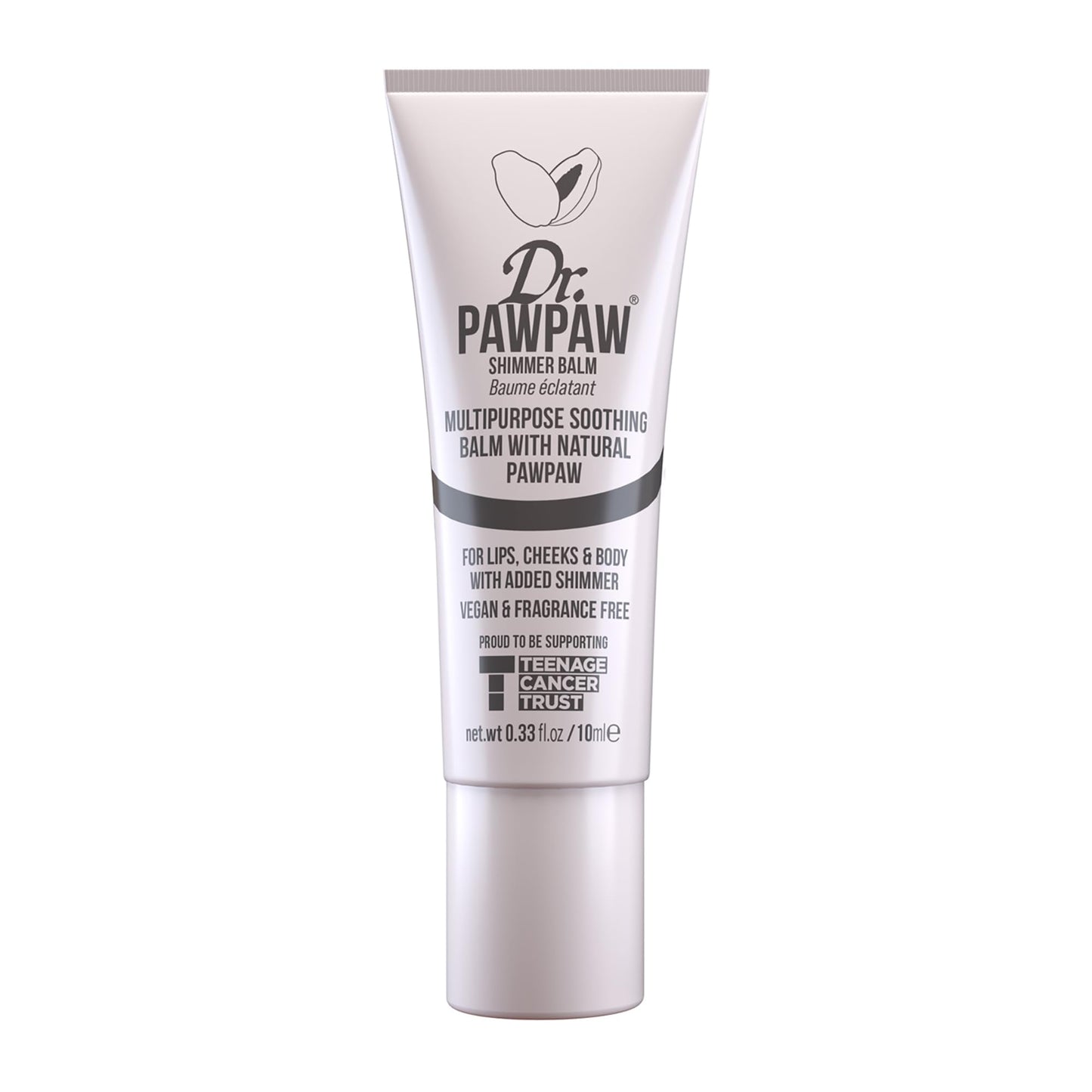 Dr. PawPaw Multipurpose Balm - Hydrating Lip Balm with Pawpaw, Aloe, and Olive Oil - Lip Moisturizer, Buildable Glow for Lips - Shimmer - 0.33 oz Beauty and Personal Care Dr. PAWPAW ORIGINAL BALM