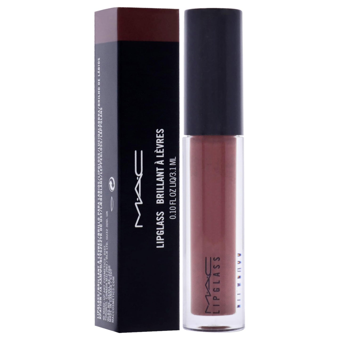 MAC LipGlass Lip Gloss - Bittersweet Me Lip Gloss Women 0.1 oz Beauty & Personal Care MAC