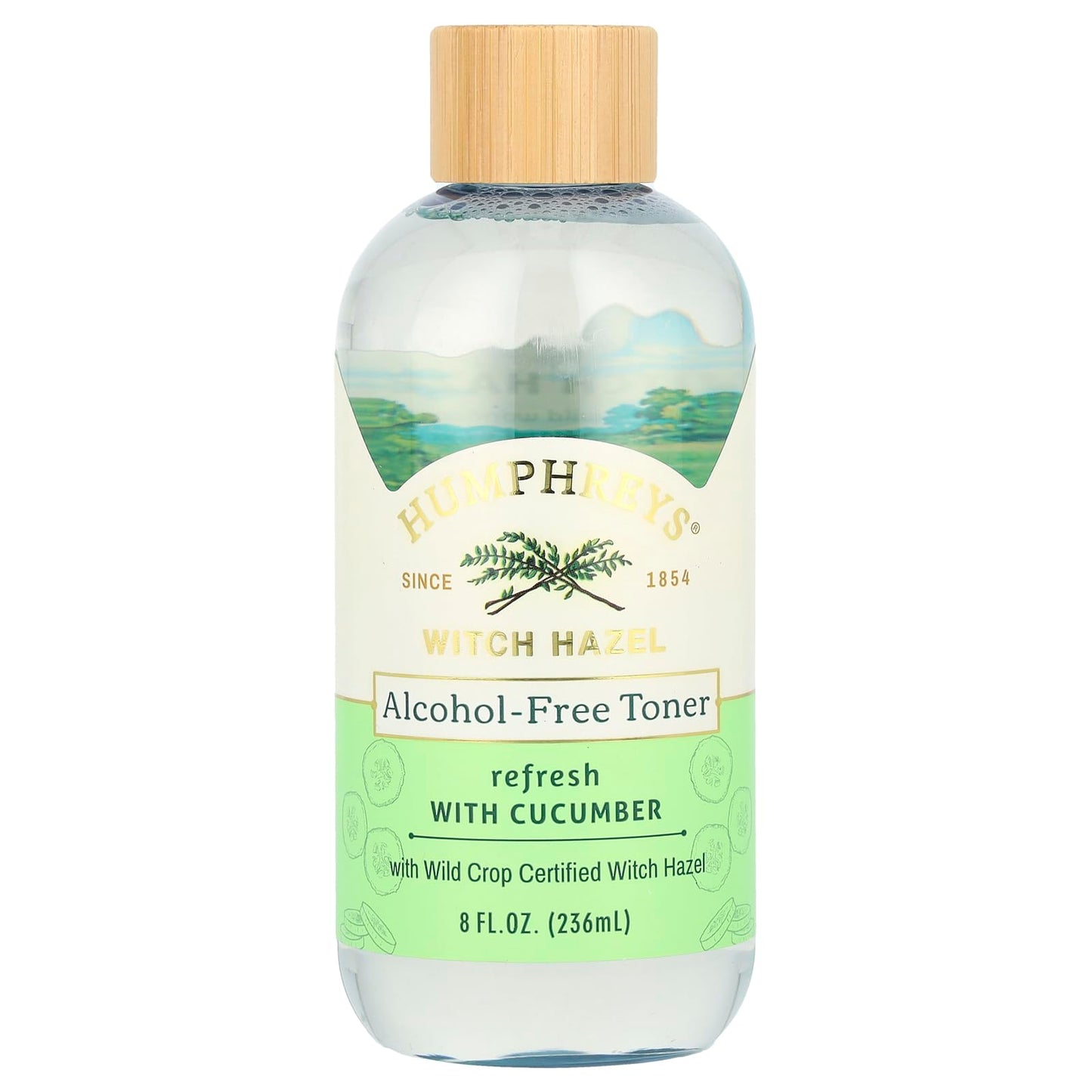 Humphreys Refresh Witch Hazel with Cucumber Alcohol-Free Toner, Clear, 8 Oz (Pack of 1) Beauty & Personal Care Humphreys
