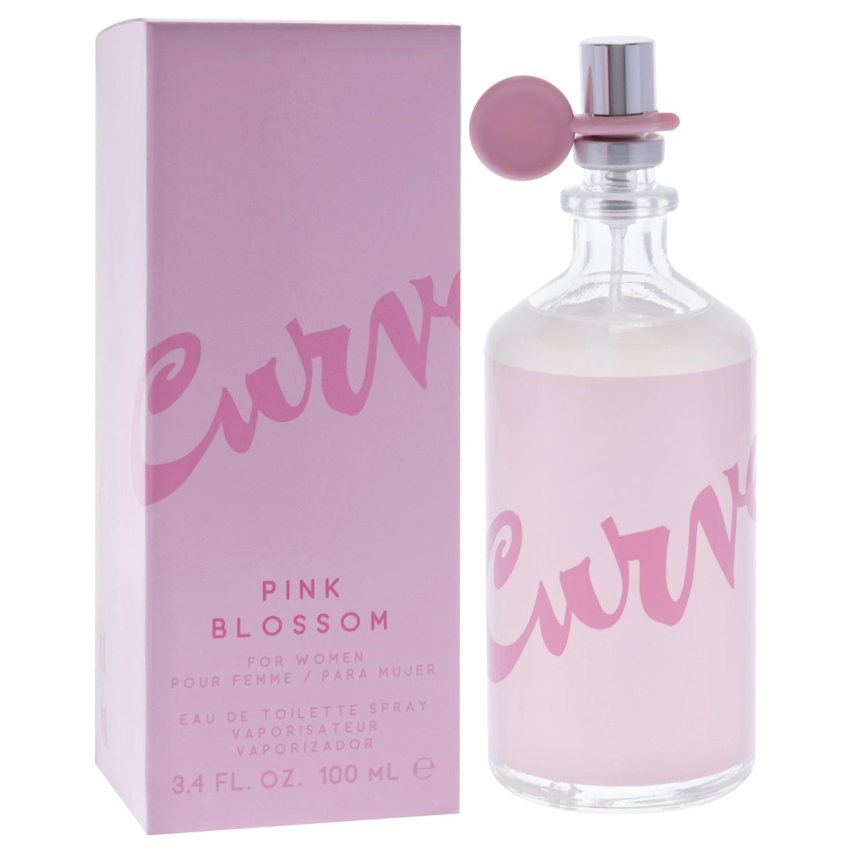 Curve Pink Blossom by Liz Claiborne for Women - 3.4 oz EDT Spray Beauty & Personal Care Liz Claiborne