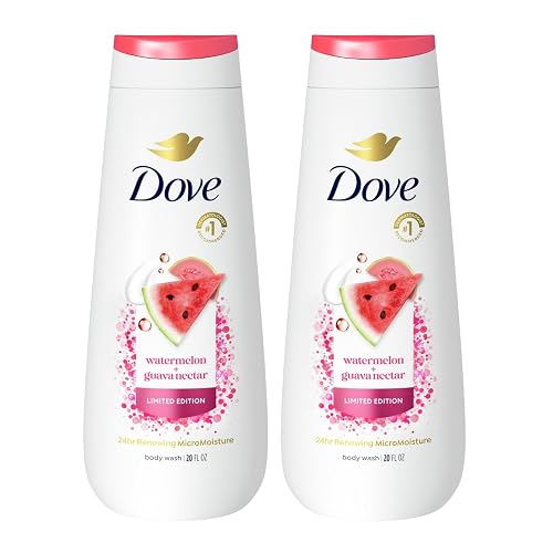 Dove Limited Edition Renewing MicroMoisture Body Wash | Summer Scents (Watermelon + Guava Nectar) Beauty & Personal Care Dove