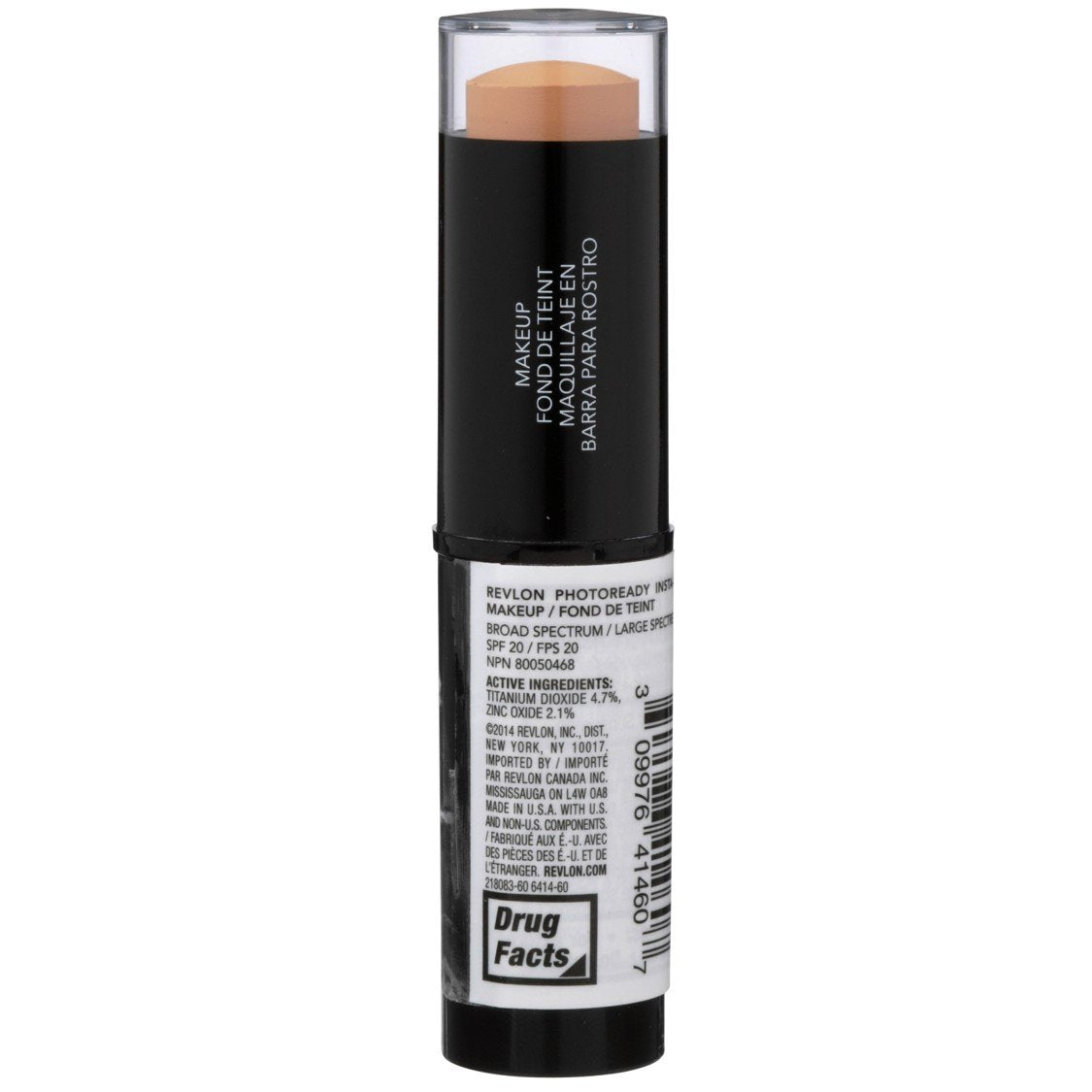 Revlon Foundation Stick, PhotoReady Insta-Fix Face Makeup for All Skin Types, SPF 20, Longwear Light-Medium Coverage with Natural Finish, 160 Medium Beauty & Personal Care REVLON