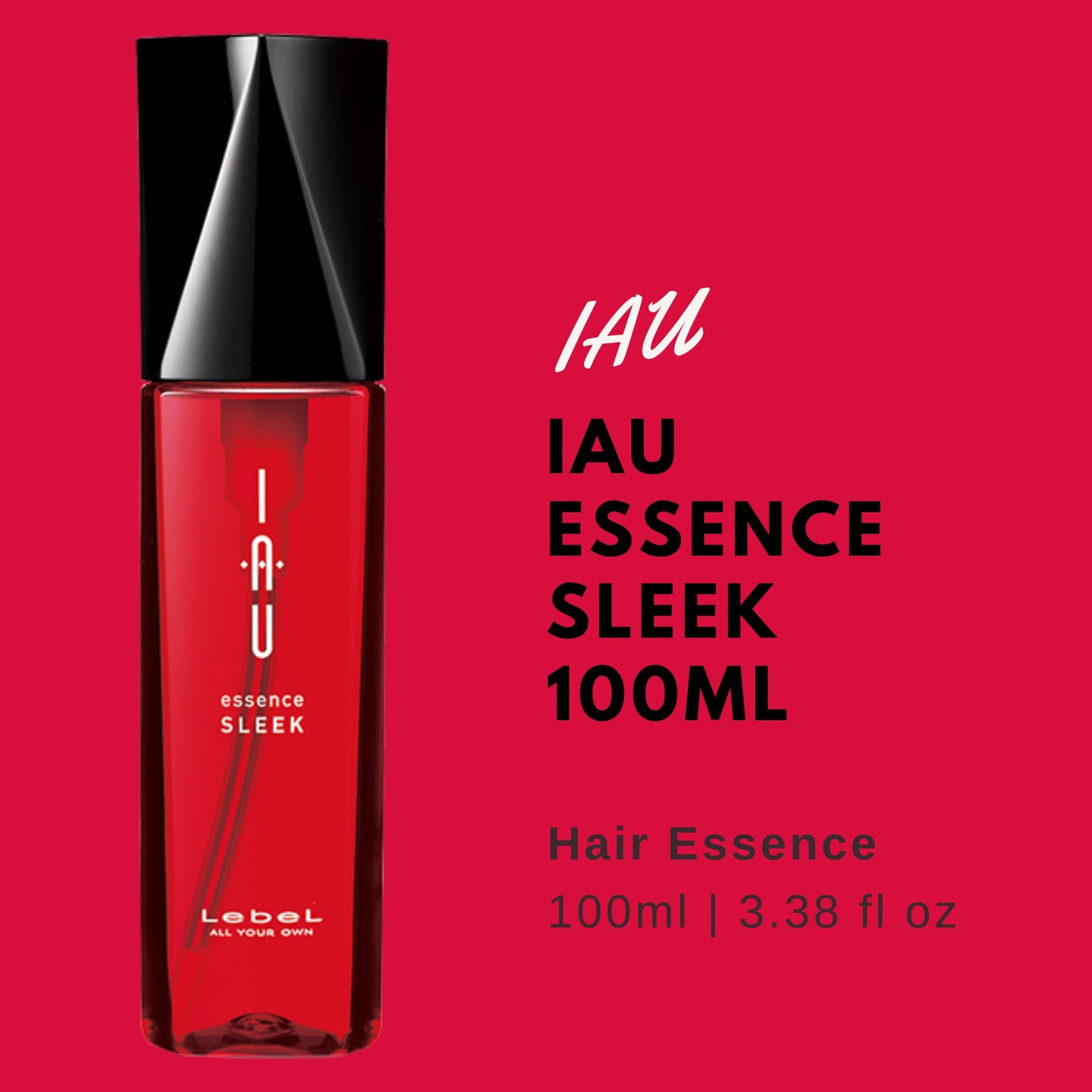 Lebel IAU Hair Essence 100ml - Sleek (Harajuku Culture Pack) Beauty & Personal Care Lebel