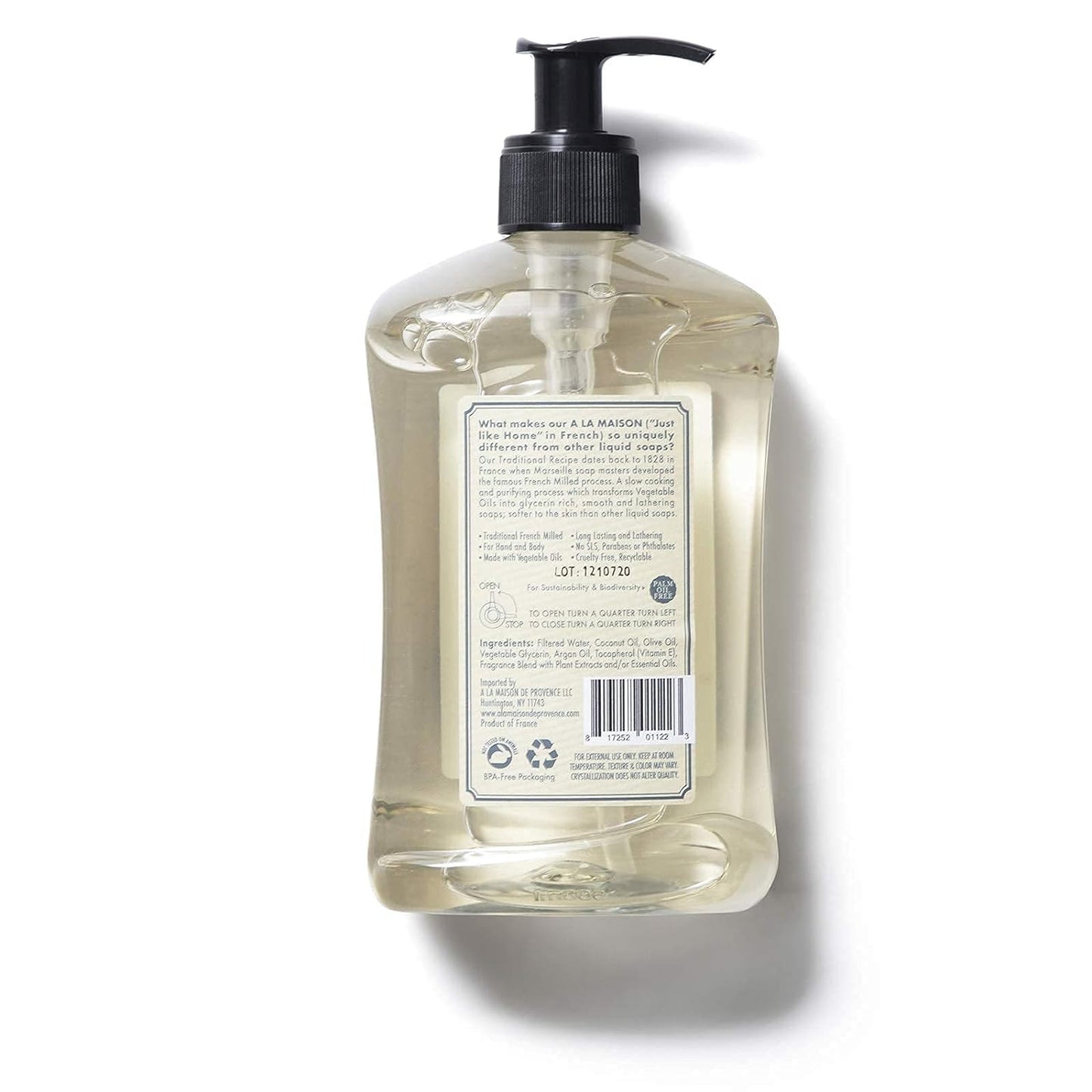 A LA MAISON French Liquid Hand Soap, Fresh Sea Salt - Natural Hand Wash Made with Essential Oils - Biodegradable, Plant-Based, Vegan, Cruelty-Free Beauty & Personal Care A LA MAISON