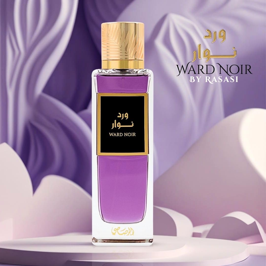 RASASI Ward Noir Eau de Parfum Spray 200ml (6.76 Oz) | Bold Fruity Floral Perfume with Blackcurrant, Turkish Rose & Patchouli | Unisex Luxury Beauty & Personal Care RASASI