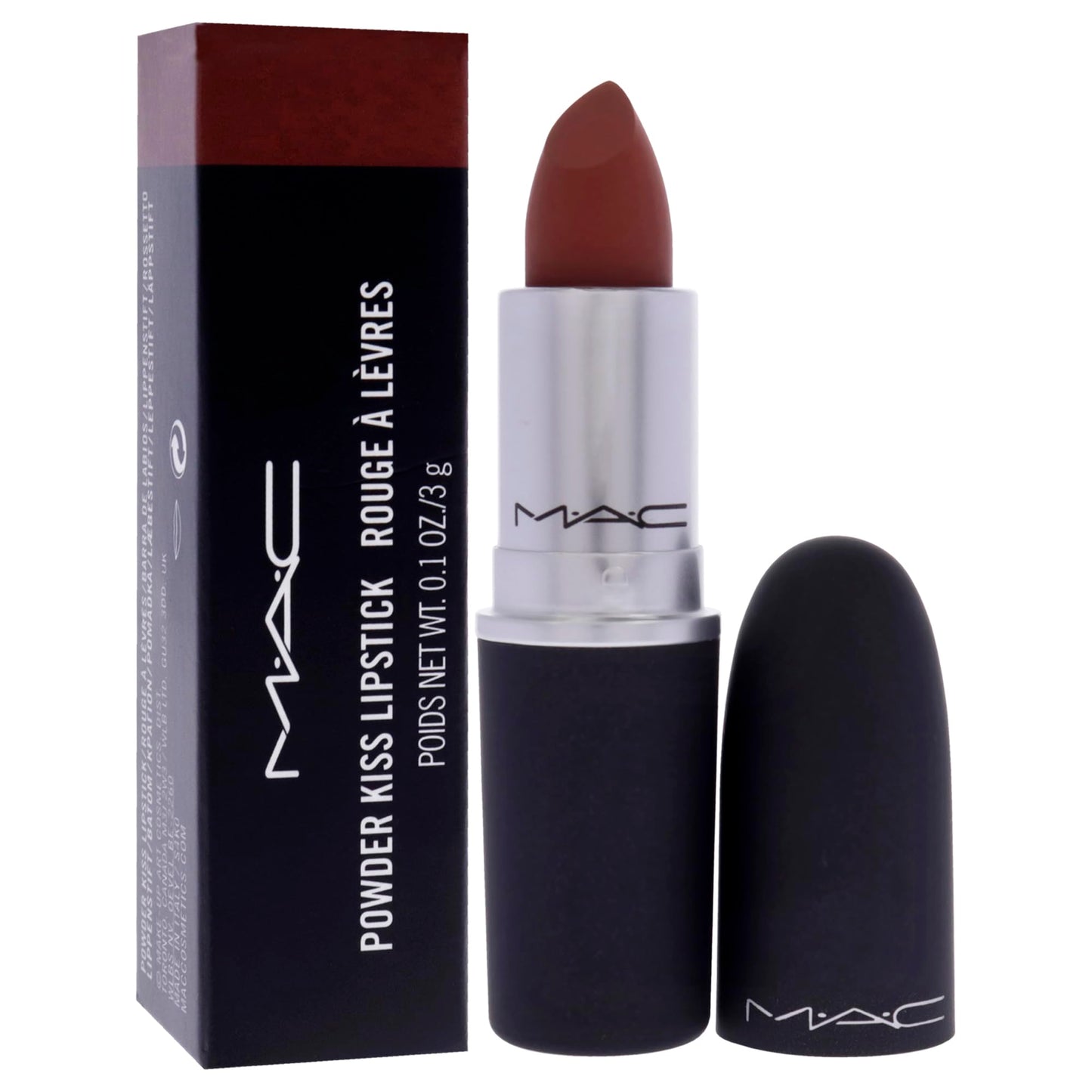 MAC Powder Kiss Lipstick - Marrakesh for Women - 0.1 oz Lipstick Beauty & Personal Care MAC