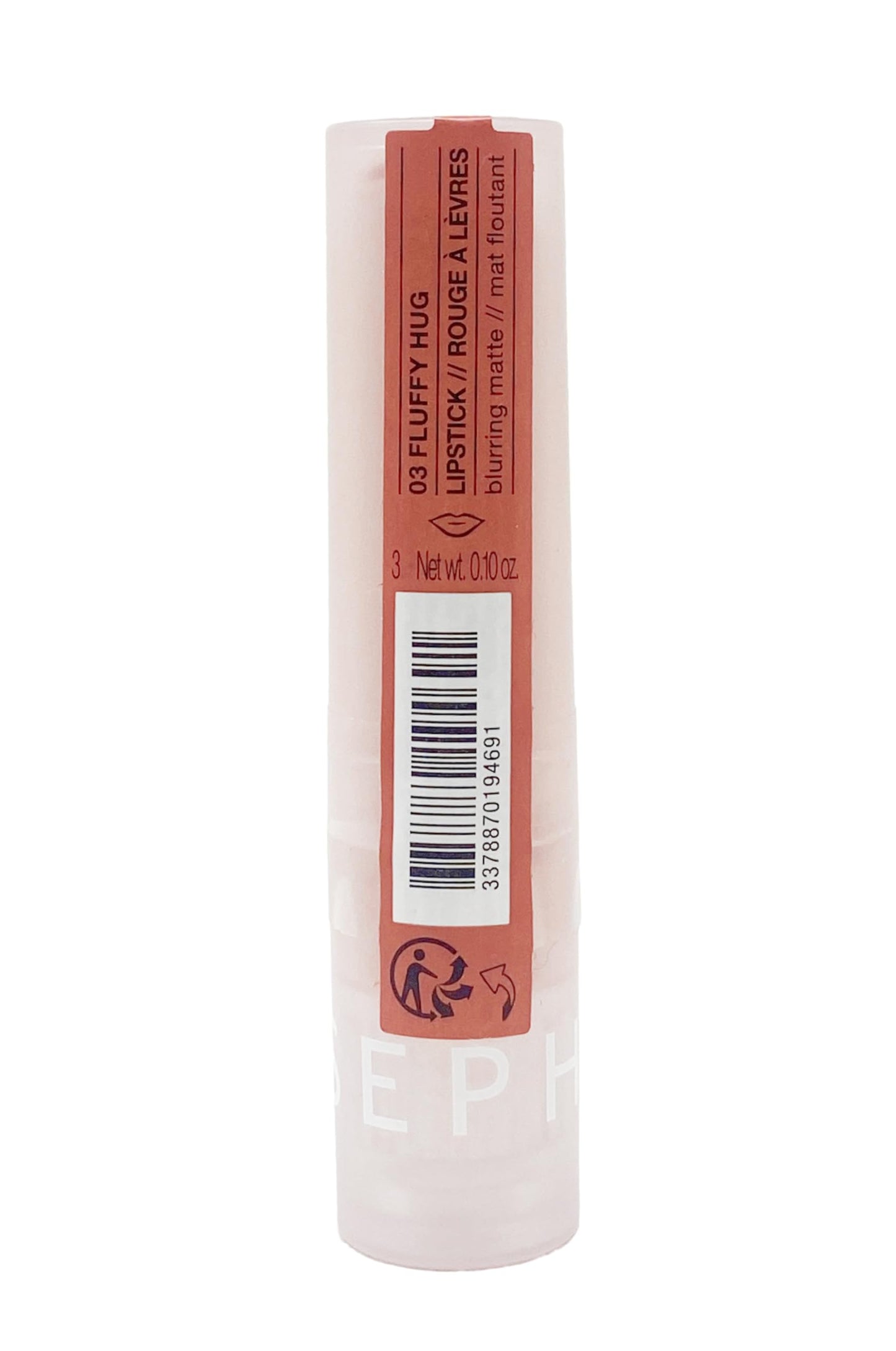 SEPHORA Collection Cloud Blurred Matte Lipstick - 03 Fluffy Hug (warm, muted coral) .10 Oz Beauty & Personal Care SEPHORA