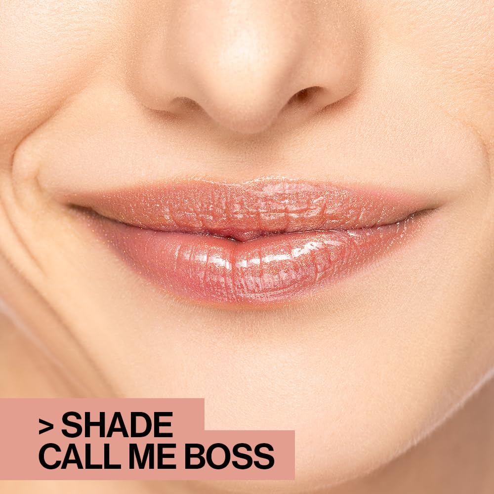 wet n wild MegaSlicks Lip Gloss, Ultra-Glossy, Vitamin-E Enriched, Ultra-Gloss High Shine Moisturizing, Cruelty-Free & Vegan - Rose Gold Beauty & Personal Care wet n wild