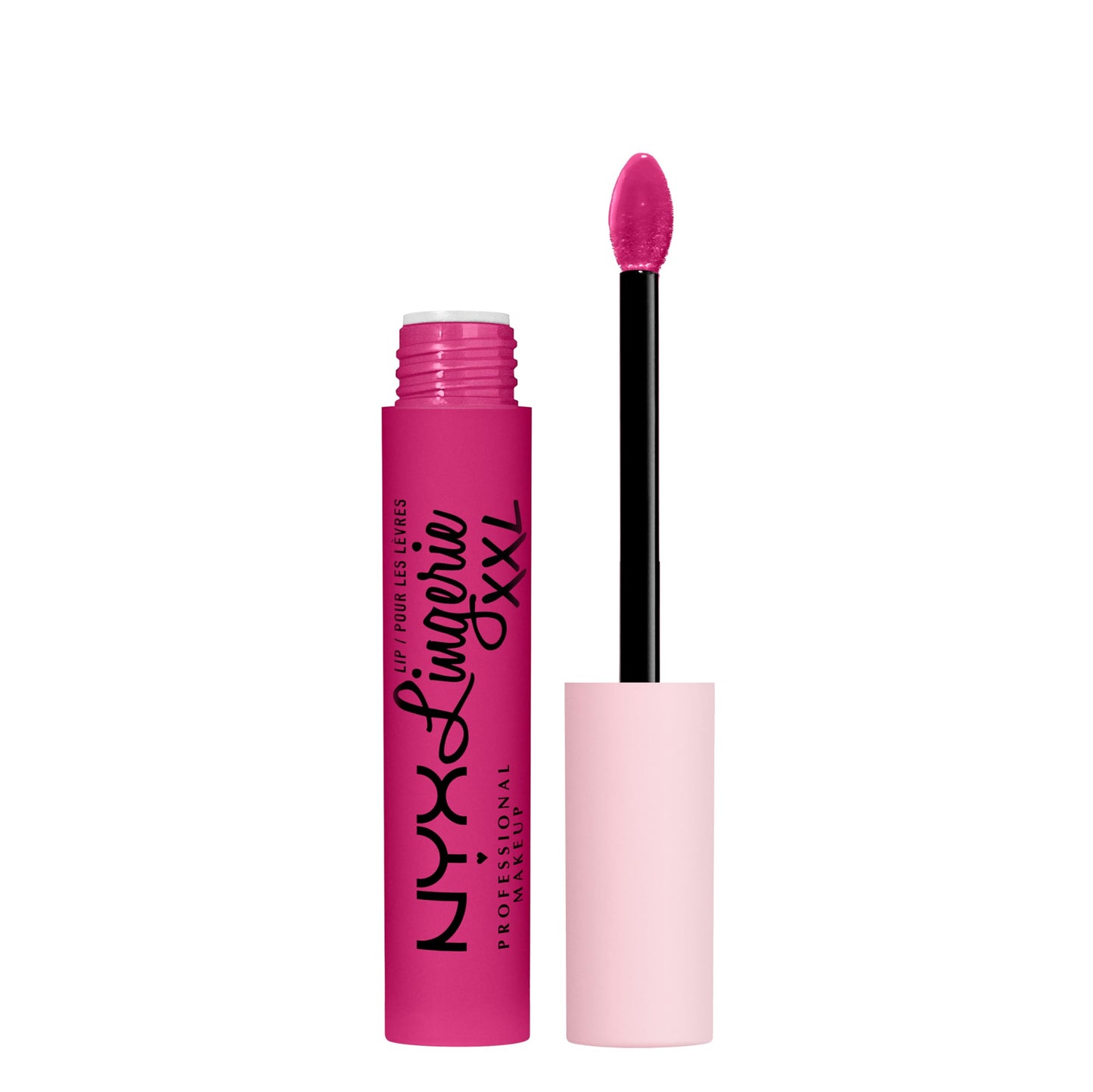 NYX PROFESSIONAL MAKEUP Lip Lingerie XXL Matte Liquid Lipstick - Pink Hit (Cool Toned Hot Pink) Beauty & Personal Care NYX PROFESSIONAL MAKEUP