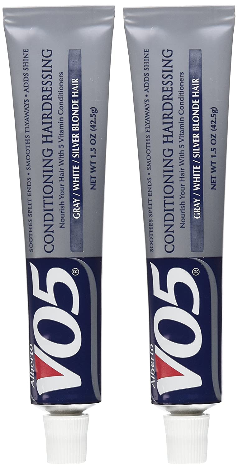 Alberto VO5 Conditioning Hairdressing for Gray, White, Silver Blonde Hair, 1.5 oz (Pack of 2) Beauty & Personal Care Alberto VO5