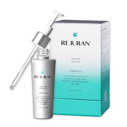 REJURAN® Turnover Ampoule, c-PDRN® - Original Salmon DNA PDRN Face Serum for Rejuvenation, Firming, Hydration & Youthful Glow, Refines Skin Texture Beauty & Personal Care REJURAN