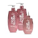 Hair Chemist Hair Gloss Liquid Glass 3-PC Shine & Protect Set - Includes 33.8oz Shampoo, 33.8oz Conditioner & 8oz Hair Oil Set (3-PC SET) Beauty & Personal Care Hair Chemist
