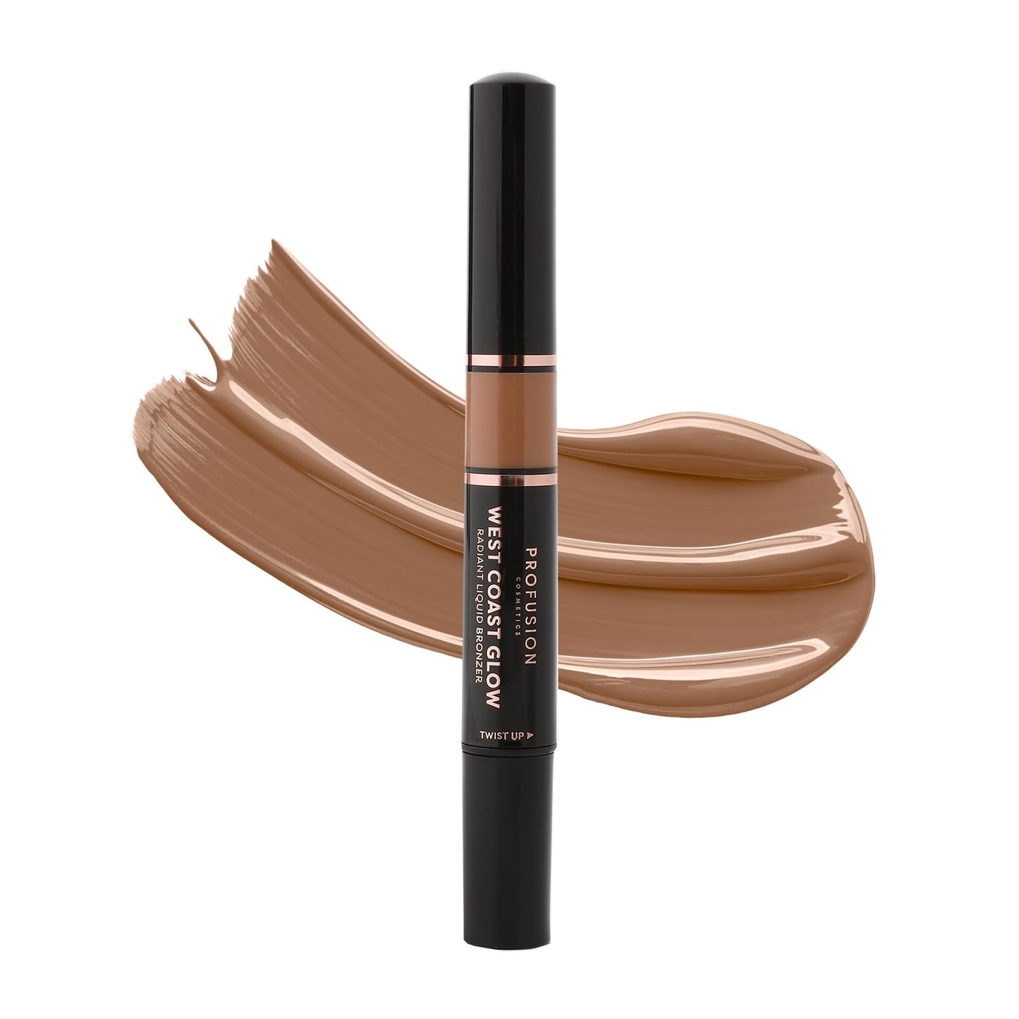Profusion Cosmetics West Coast Glow Liquid Bronzer - Lightweight Buildable Face & Body Makeup, Vitamin-Enriched Hydrating Formula, Radiant Sun-Kissed Beauty & Personal Care Profusion Cosmetics