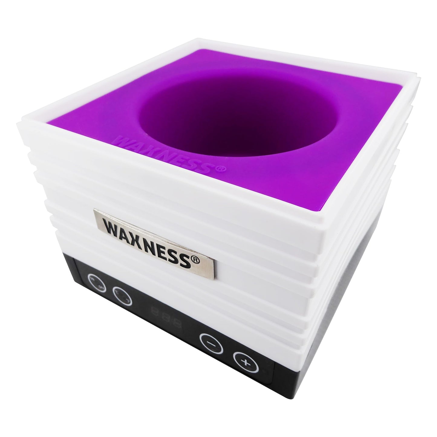 Waxness W-CUBE Digital Professional Wax Heater - White, 1 lb Capacity, Digital Temperature Control with Memory, 100W, for Professional Use Beauty and Personal Care Waxness