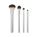 EcoTools Precious Metals Cheek & Eye Highlight Makeup Brush Kit, for Eyeshadow, Blush, & Powder Products, Eco Friendly, Cruelty Free Face Brushes Beauty & Personal Care EcoTools