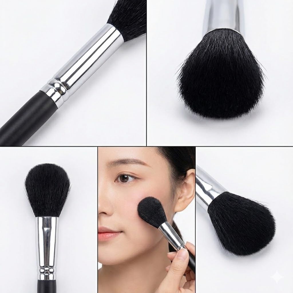 ZAQ Flawless Tapered Blending Make Up Brush, Soft Synthetic Fibers Beauty & Personal Care ZAQ