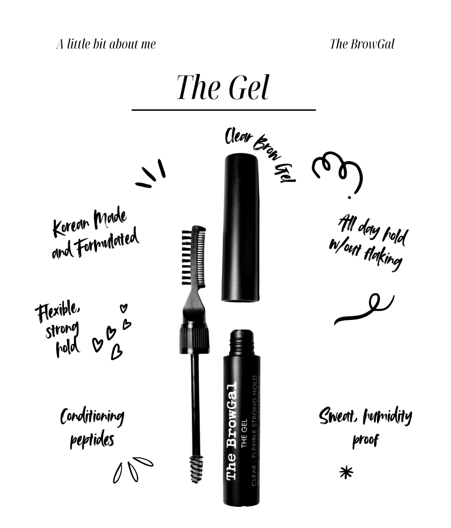 The BrowGal Clear Eyebrow Gel, 0.169 Fl Oz (Pack of 1) Beauty & Personal Care The BrowGal