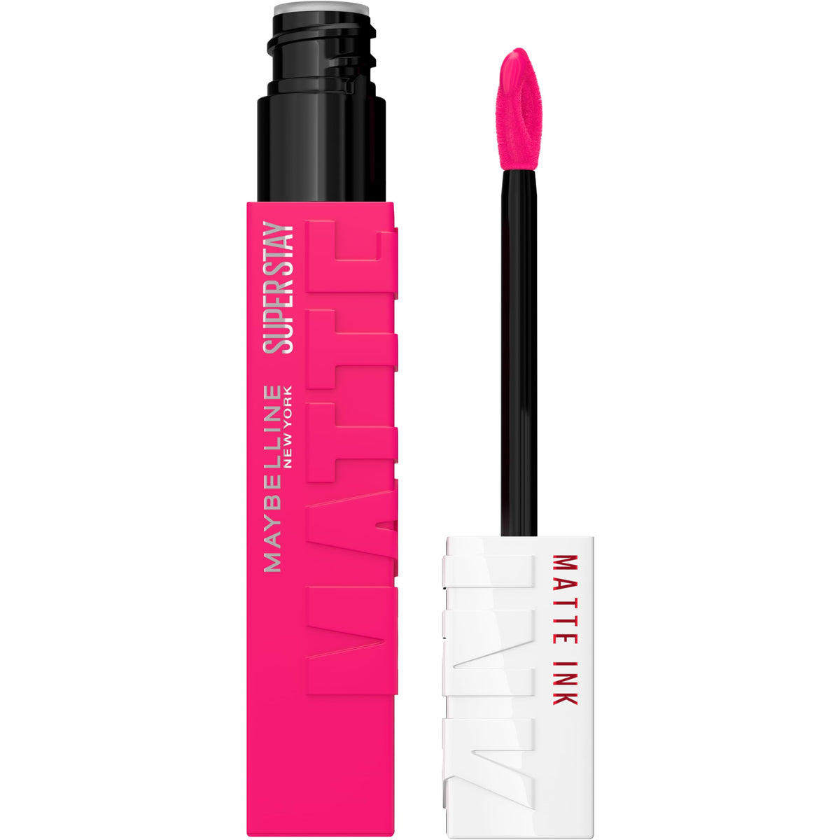 Maybelline Super Stay Matte Ink Liquid Lipstick Makeup, Long Lasting High Impact Color, Up to 16H Wear, Romantic, Vivid Pink, 1 Count, Packaging May Beauty & Personal Care MAYBELLINE