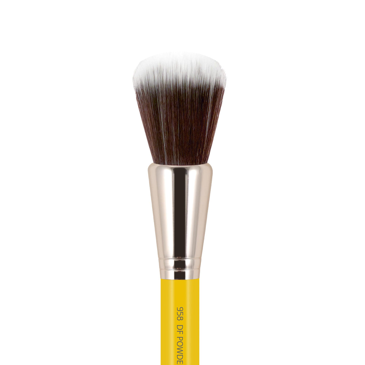 Bdellium Tools Professional Makeup Brush - Studio Series 958 Duo Fibre Powder Blending - With Soft Synthetic Fibers, For Lightweight Application