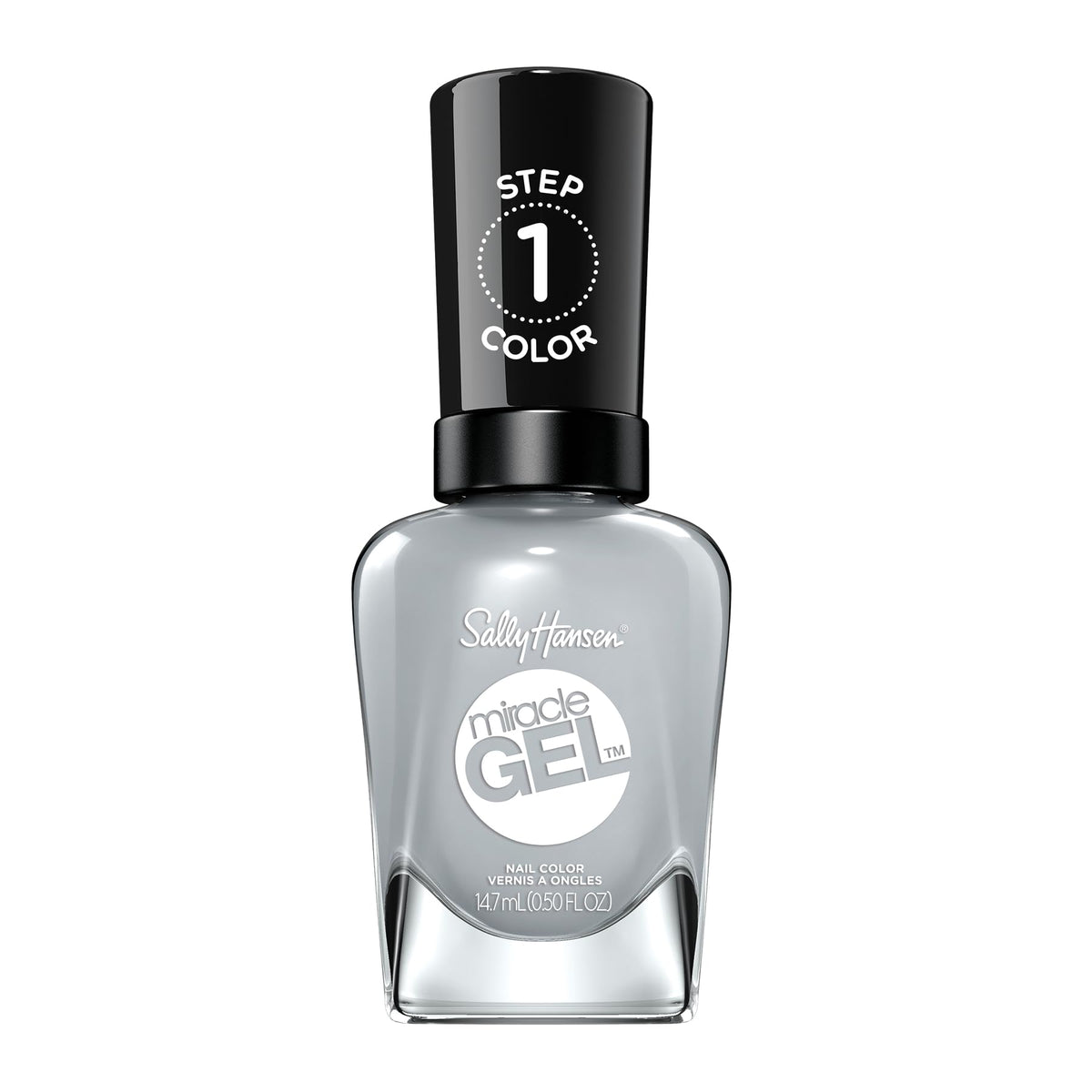Sally Hansen Miracle Gel Salon Quality Nail Polish | Gel-Like Formula, Two-Step System, No UV Light Needed, Long Lasting | Opaque, Glossy | 799