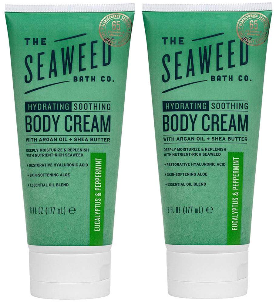 Seaweed Bath Co Eucalyptus Peppermint Hydrate Body Cream, 6 FZ Beauty & Personal Care The Seaweed Bath Co.