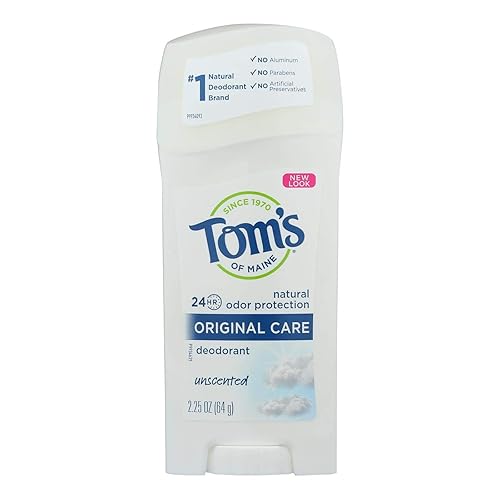 Tom's of Maine Natural Deodorant Stick Unscented 2.25 oz (Pack of 3) Beauty & Personal Care Tom's of Maine