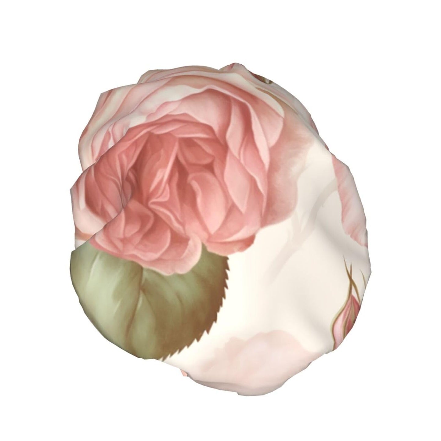 Beauty Roses Shower Cap for Women Men Large Reusable Shower Bonnet Double-Layer Waterproof Bath Caps Elastic Band Hair Hat for All Hairstyles Beauty and Personal Care BWLHJKE
