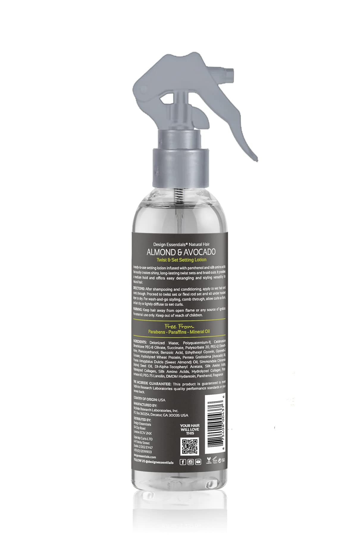 Design Essentials Natural Twist and Set Setting Lotion, 8 Fl Oz, 8 Ounces Beauty & Personal Care Design Essentials