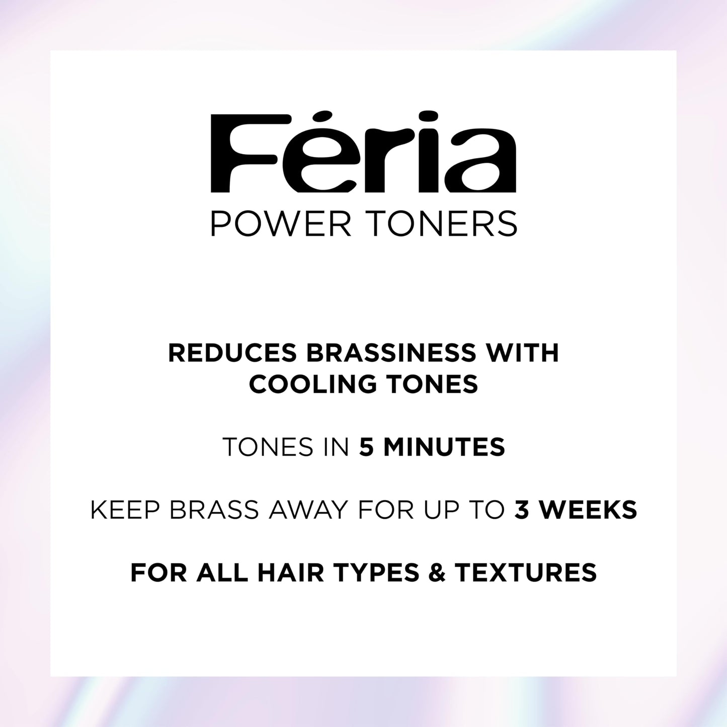 L’Oreal Paris Feria Toner, Long Lasting Anti-Brass Hair Toner for Brunettes, Vegan and Ammonia-Free Hair Care Formula, Iced Brunette, 1 Kit Beauty & Personal Care L'Oreal Paris