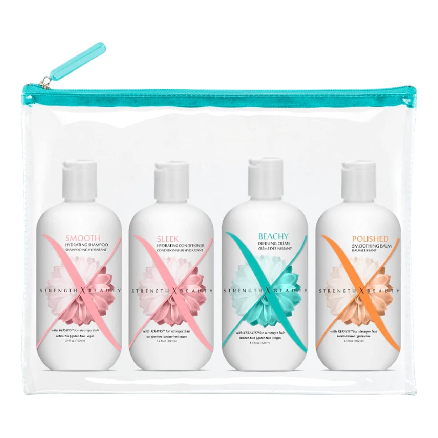 Strength x Beauty 4 Pc. Beachy Kit | Thick, Coarse or Curly Hair Beauty & Personal Care Strength x Beauty