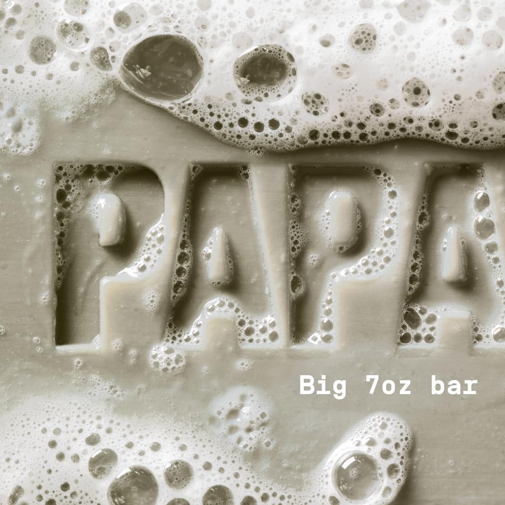 PAPATUI by Dwayne Johnson Enriching Bar Soap for Men | Hydrating Daily Cleanser | Moisturizes with Mango Butter and Avocado Oil | Cedar Sport | 7oz Beauty & Personal Care PAPATUI