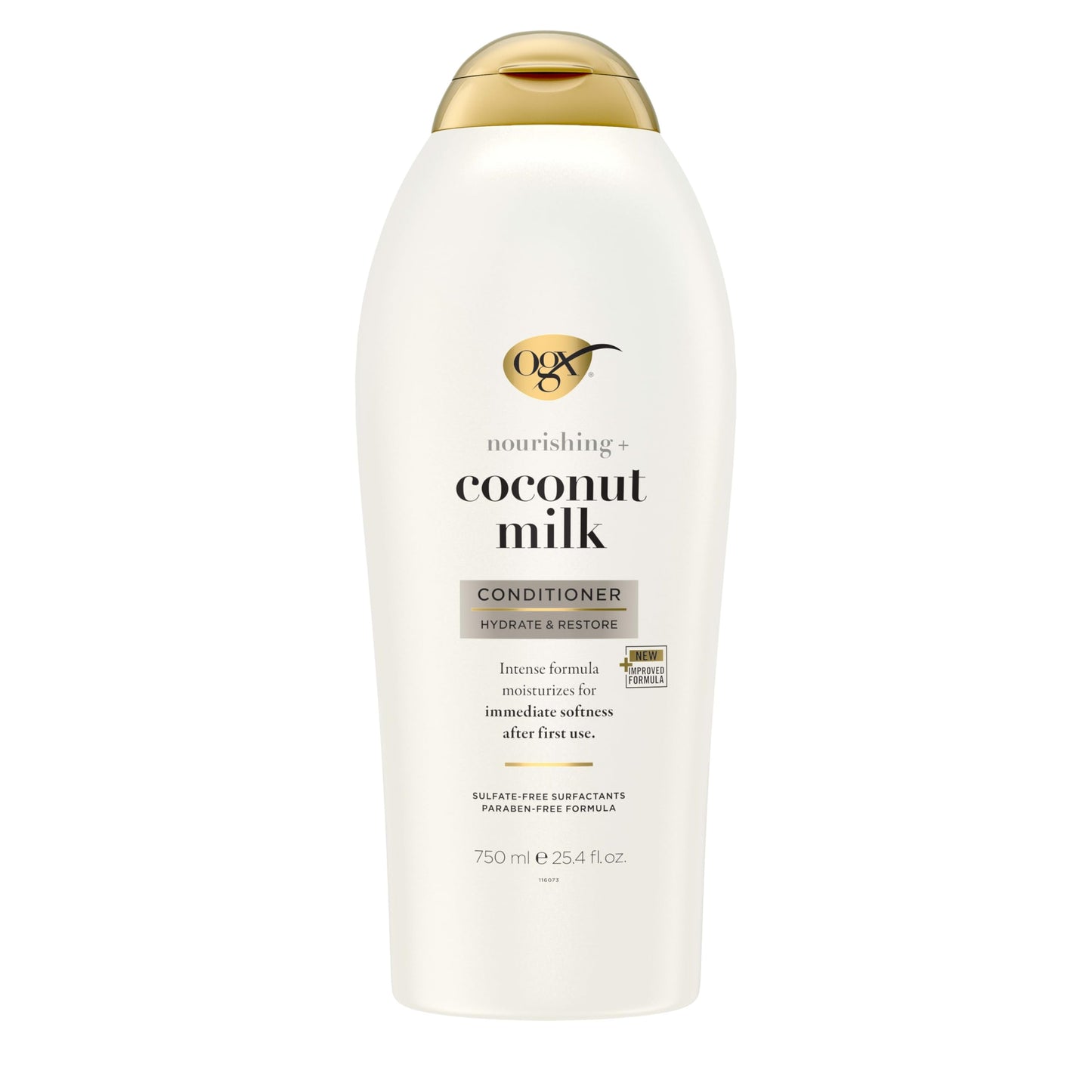 OGX Nourishing + Coconut Milk Conditioner, Hydrating & Restoring Conditioner Moisturizes for Soft Hair After the First Use, Paraben-Free, Sulfate-Free Beauty & Personal Care OGX