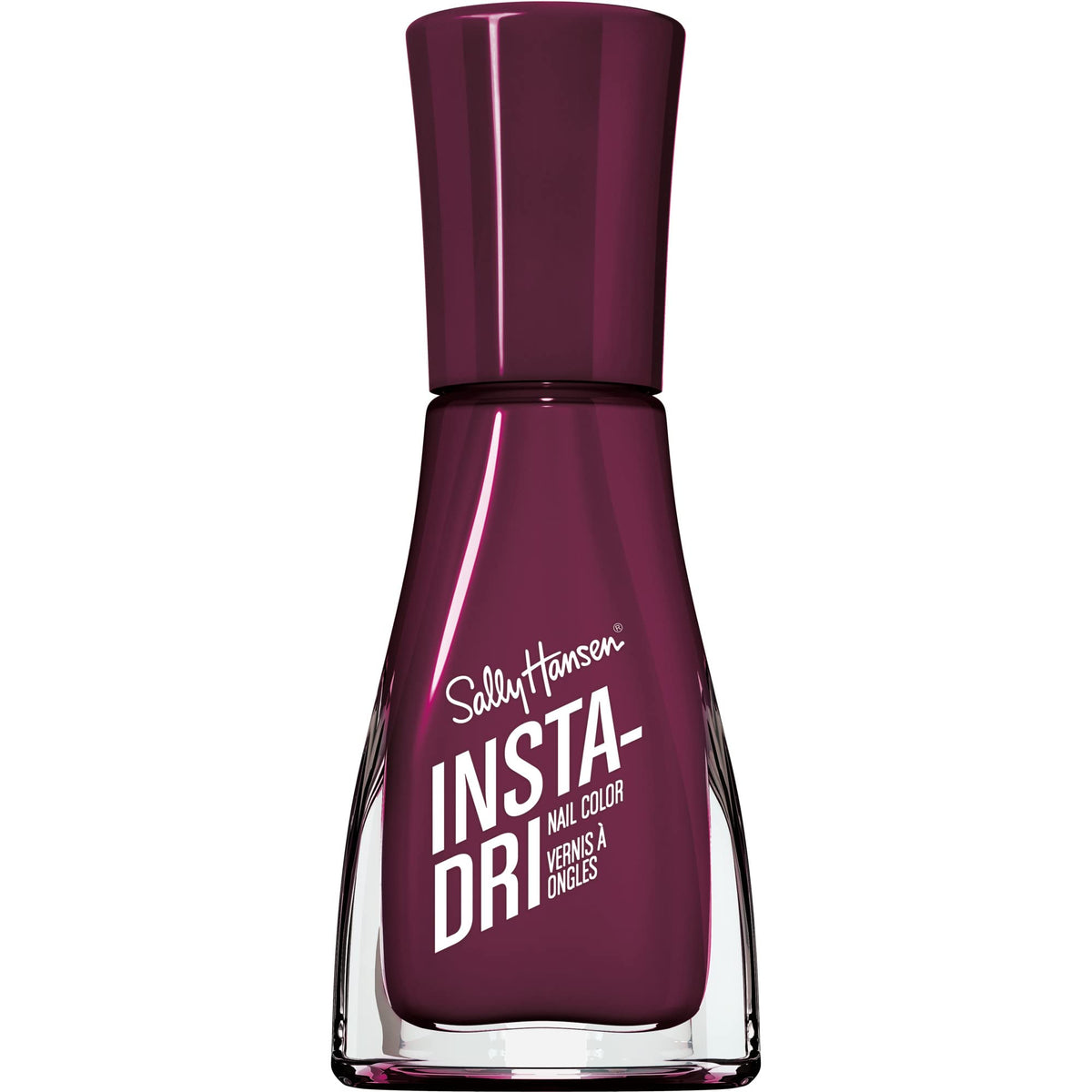 Sally Hansen Insta-Dri Nail Polish | Quick Dry, Long Lasting, Streak-Free Shine | Opaque, Glossy | 428 Zip Wine | Deep Wine Red Nail Color Beauty & Personal Care Sally Hansen