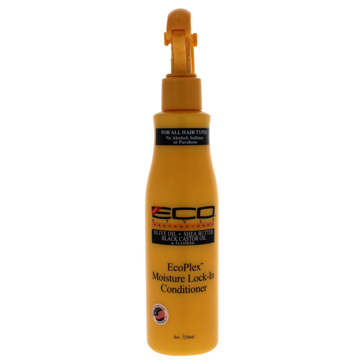 Eco Style Ecoco Ecoplex Moisture Lock-In Conditioner - Black Castor And Flaxseed Oil - Olive Oil And Shea Butter - Soft And Glowing Hair - Hydrating Beauty & Personal Care Eco Style