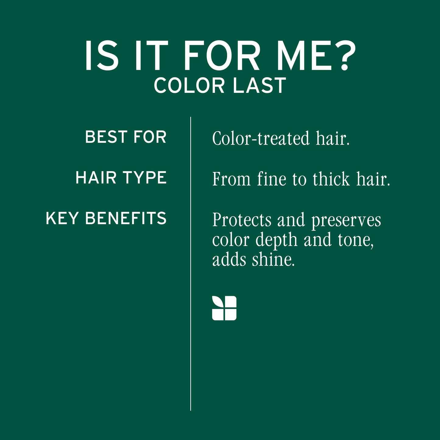 Biolage Color Last Shampoo - For Color-Treated Hair, Nourishes, Strengthens, Hydrates and Adds Shine, Soybean Oil & Stearic Acid, Paraben & Mineral Beauty & Personal Care Biolage