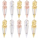 FZBNSRKO 10 Pcs Lip Gloss Tube Empty Refillable Lip Balm Bottle Clear Plastic Lip Gloss Container Reusable Lipstick Bottle with Rubber Insert for Beauty & Personal Care FZBNSRKO