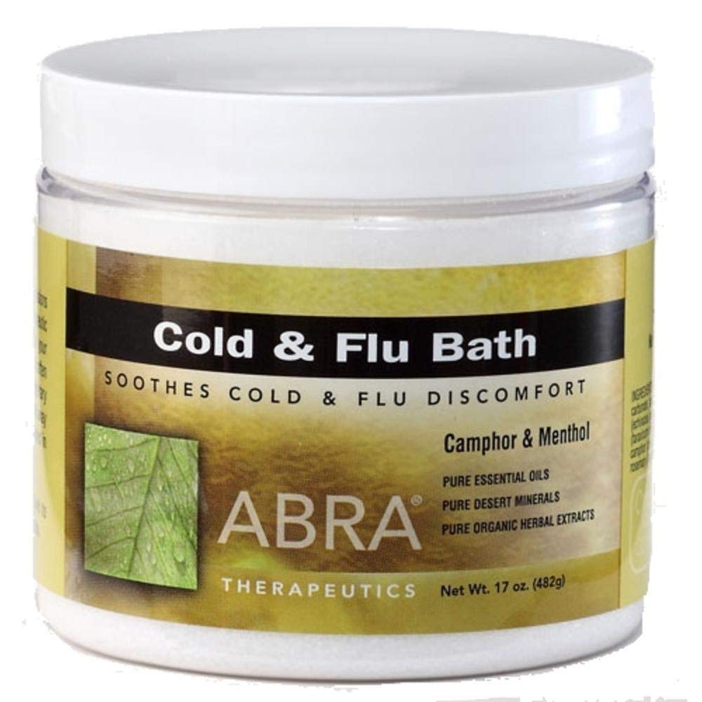 Abra Therapeutics Cold and Flu Bath, Camphor & Menthol, 17 oz (482 g) Beauty and Personal Care Abra Therapeutics