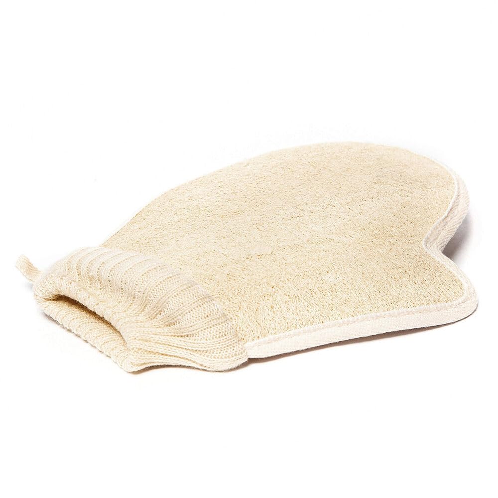 STP Goods Loofah Glove, Loofah, Exfoliating Glove, Exfoliating Body Scrubber for Smooth Skin, Exfoliator Bath Sponges for Shower, Lufas for Men Beauty and Personal Care STP GOODS