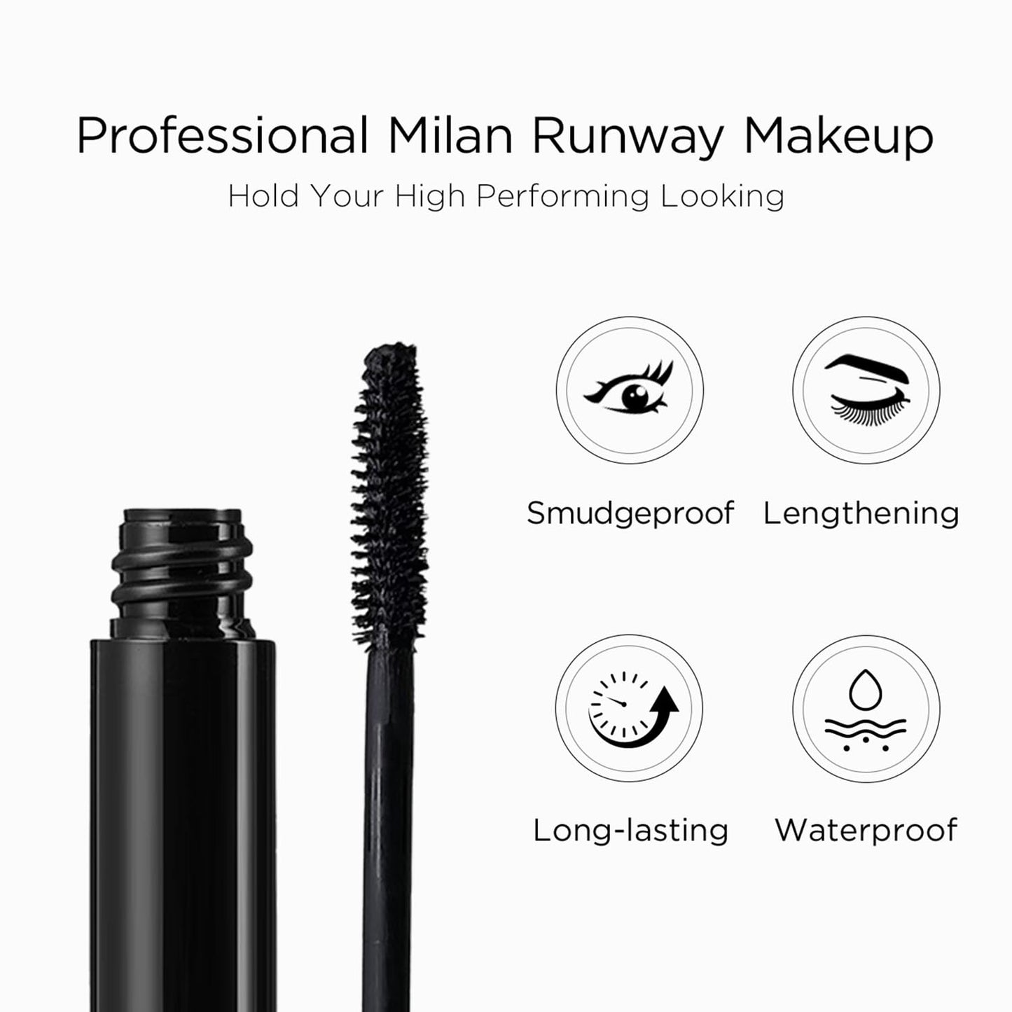 Lord & Berry Splashproof Mascara Waterproof Mascara 10.6ml Beauty & Personal Care Lord & Berry