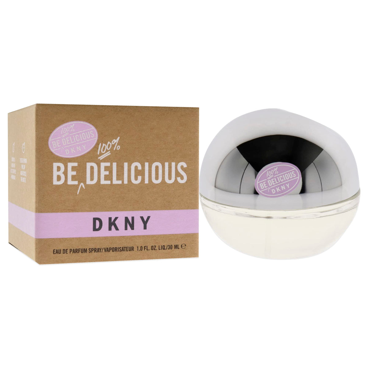 DKNY Be 100% Delicious Eau de Parfum Perfume Spray For Women, 1.0 Fl. Oz. Beauty & Personal Care DKNY