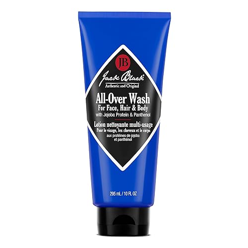 Jack Black All Over Wash Face, Body & Hair Cleanser, 10 Fl Oz - Citrus, Mint & Oakmoss - Mens Face Wash, Body Wash, Shampoo, Skin Care, Hair Care Beauty & Personal Care Jack Black
