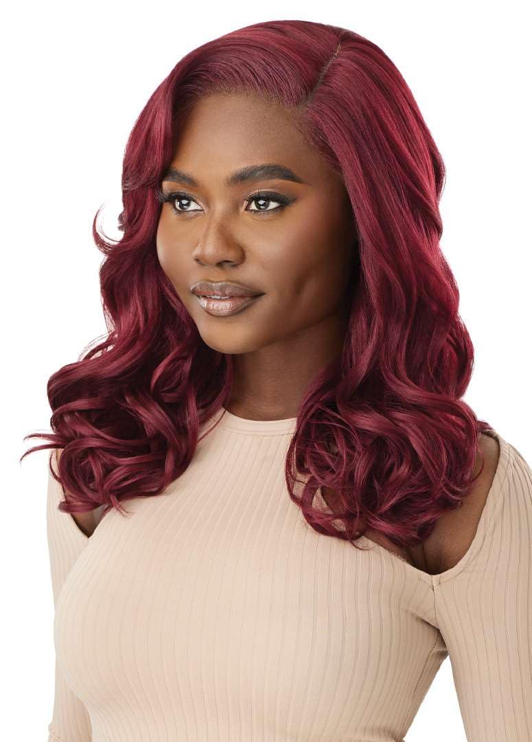 Outre Lace Front Wig - Melted Hairline - Shelby (DARK VIOLET)