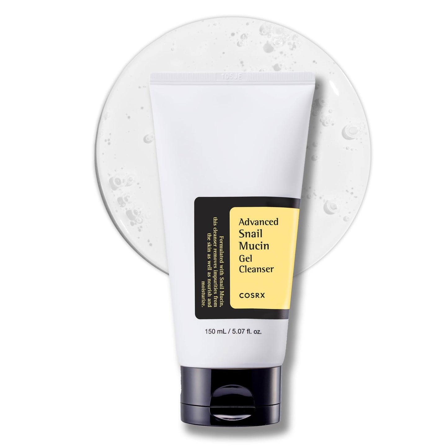 COSRX Advanced Snail Mucin Gel Cleanser, 5.07 Fl Oz / 150 mL, Rich Daily Deep Cleansing Gel Cleanser for Dull, Dry & Sensitive Skin, Korean Skin Care Beauty and Personal Care COSRX Default Title